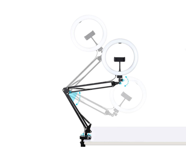 Puluz Statyw biurkowy 26cm do lampy LED - 1508902 - zdjęcie 5